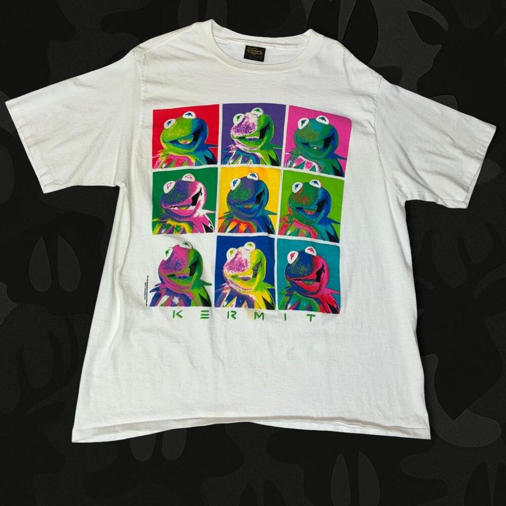 Vintage 90s Kermit the Frog "Pop Art" T-Shirt Size XL
